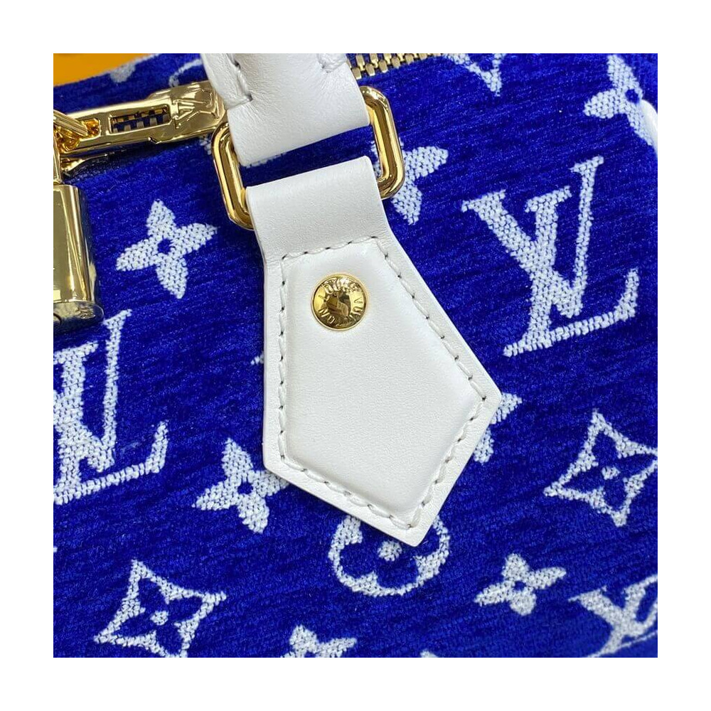 Louis Vuitton Monogram Jacquard Velvet Speedy Bandouliere 20 M20751