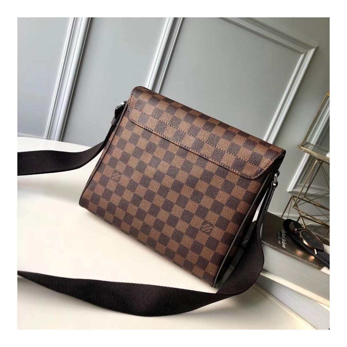 Louis Vuitton Damier Ebene Canvas District PM N41031