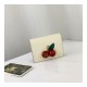 Gucci Signature Card Case Wallet With Cherries 476050