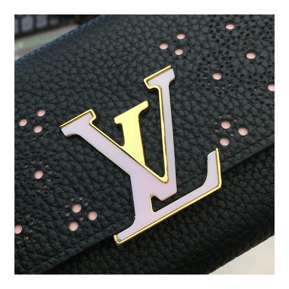 Louis Vuitton Taurillon Leather Capucines Wallet M62556