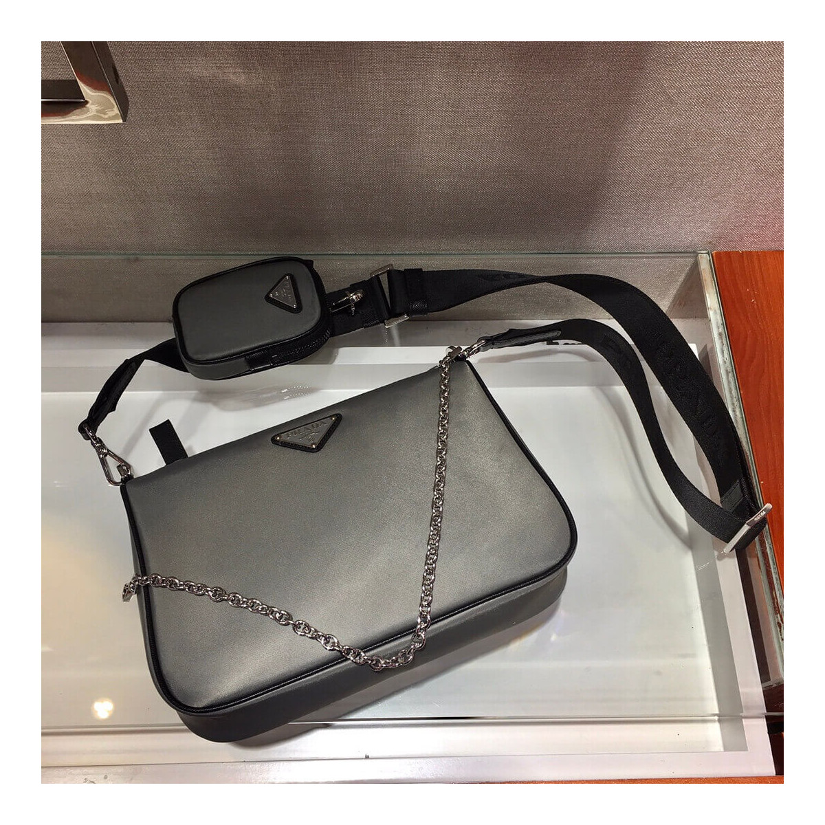 Prada Nylon Cross-Body Bag 2VH113