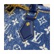 Louis Vuitton Monogram Jacquard Denim Speedy Bandouliere 25 M59609