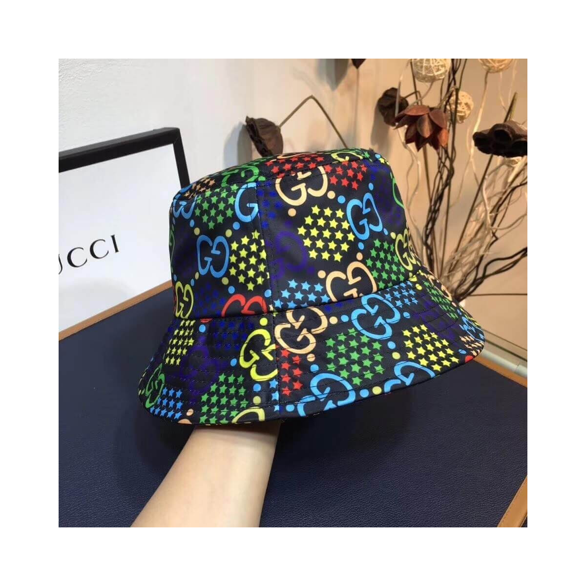 Gucci GG Psychedelic Fedora 604781