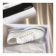 Chanel Canvas Lace Up Cap Toe Sneakers 382306