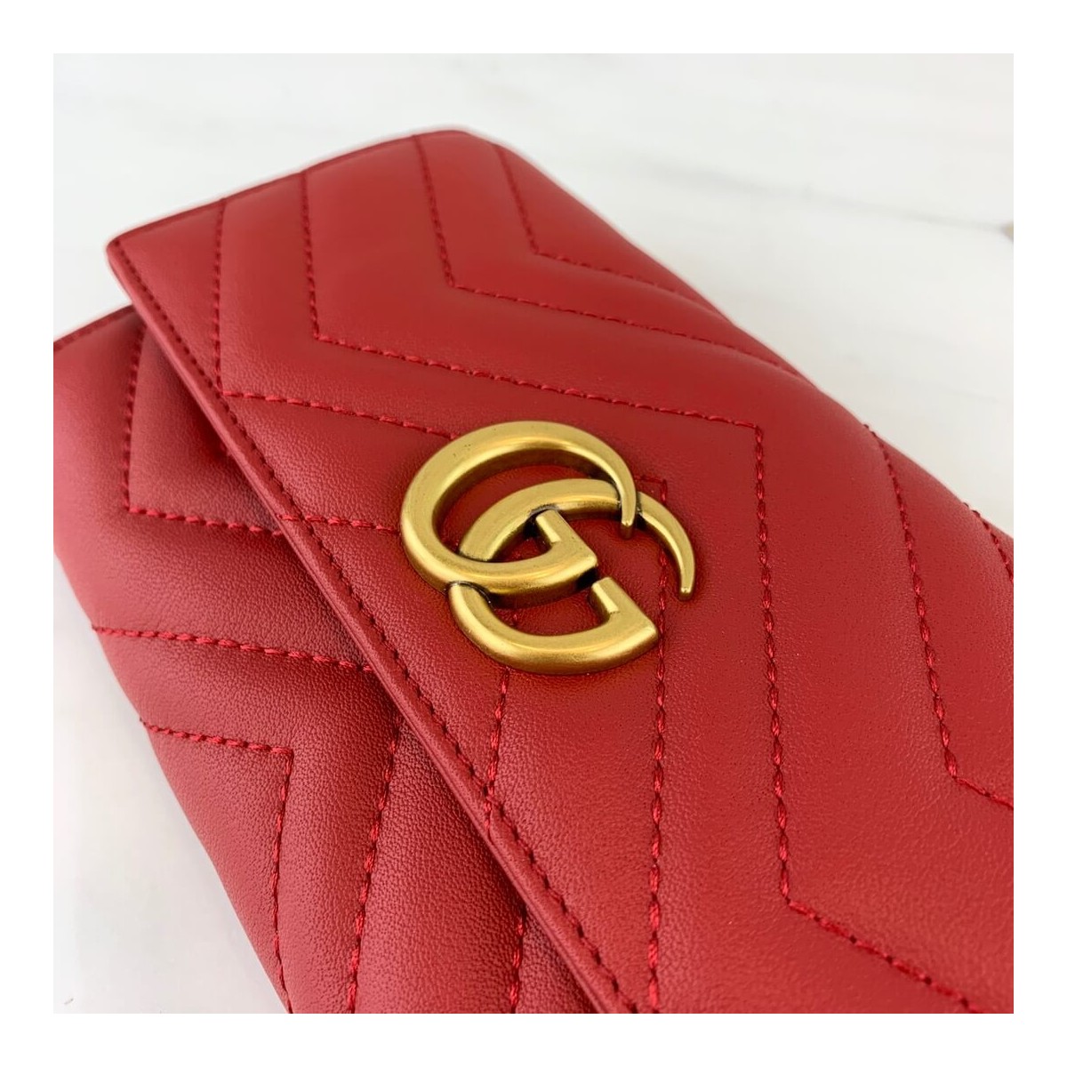 Gucci GG Marmont Continental Wallet 443436