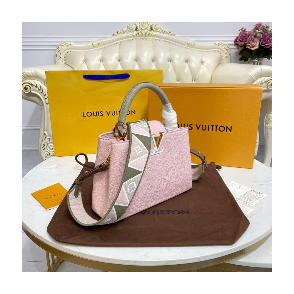 Louis Vuitton Capucines BB M59061 Rose/Beige