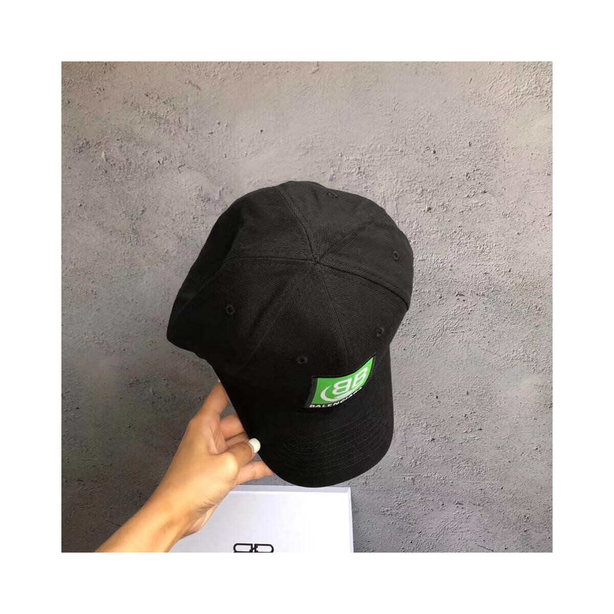 Balenciaga Green Logo Cap 391211