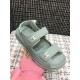 Chanel Velcro Sandals G31848 Light Green