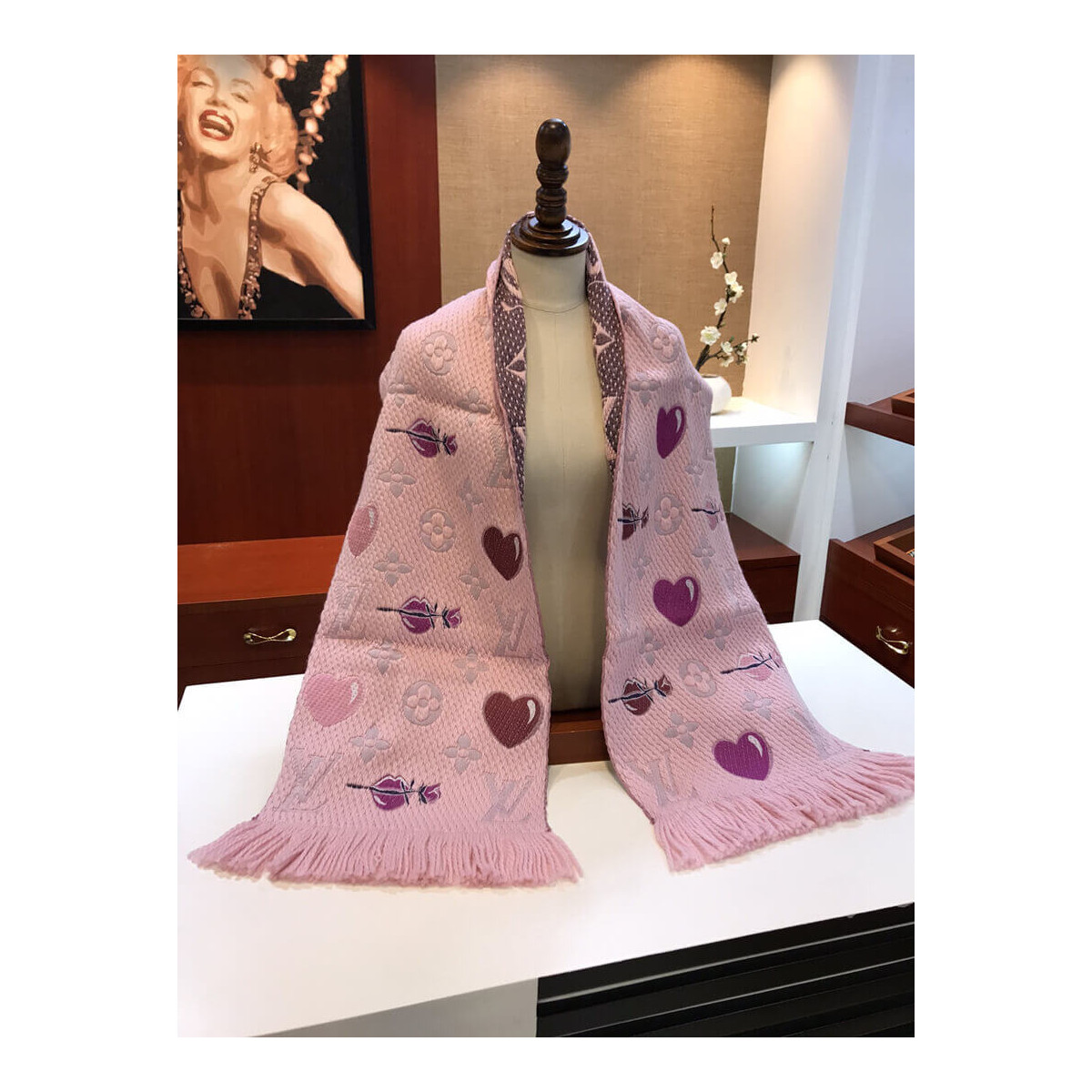 Louis Vuitton Logomania A La Folie Scarf M71587