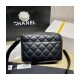 Chanel Calfskin Leather Camera Case AS2924 Black