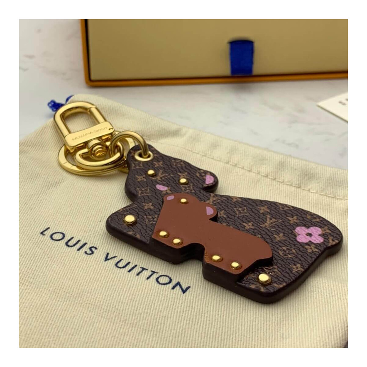 Louis Vuitton Mummy And Baby Bear Bag Charm And Key Holder M69558