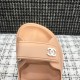 Chanel Velcro Sandals G31848 Apricot