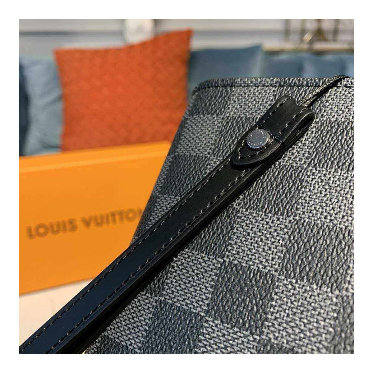 Louis Vuitton Damier Graphite Canvas Kasai Wallet M58080