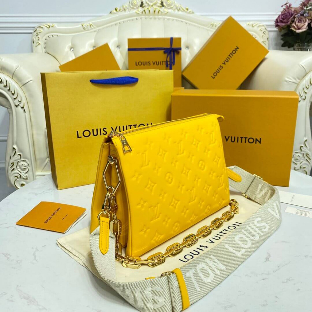 Louis Vuitton Coussin PM Bag M20378 Yellow