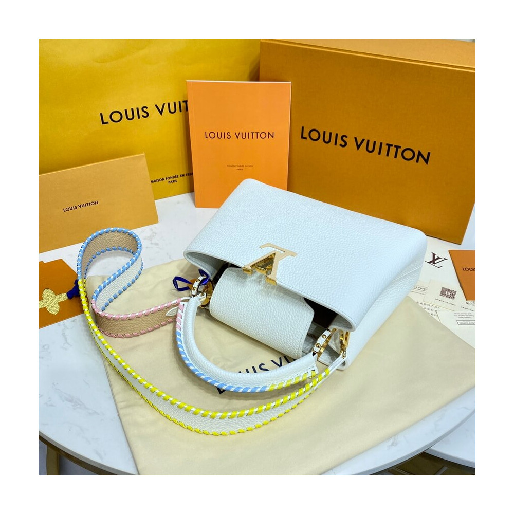 Louis Vuitton Capucines BB Bag M57941 White