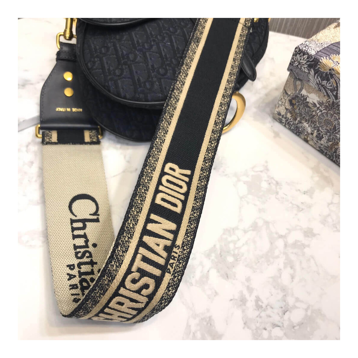 Christian Dior Embroidered Strap S8540