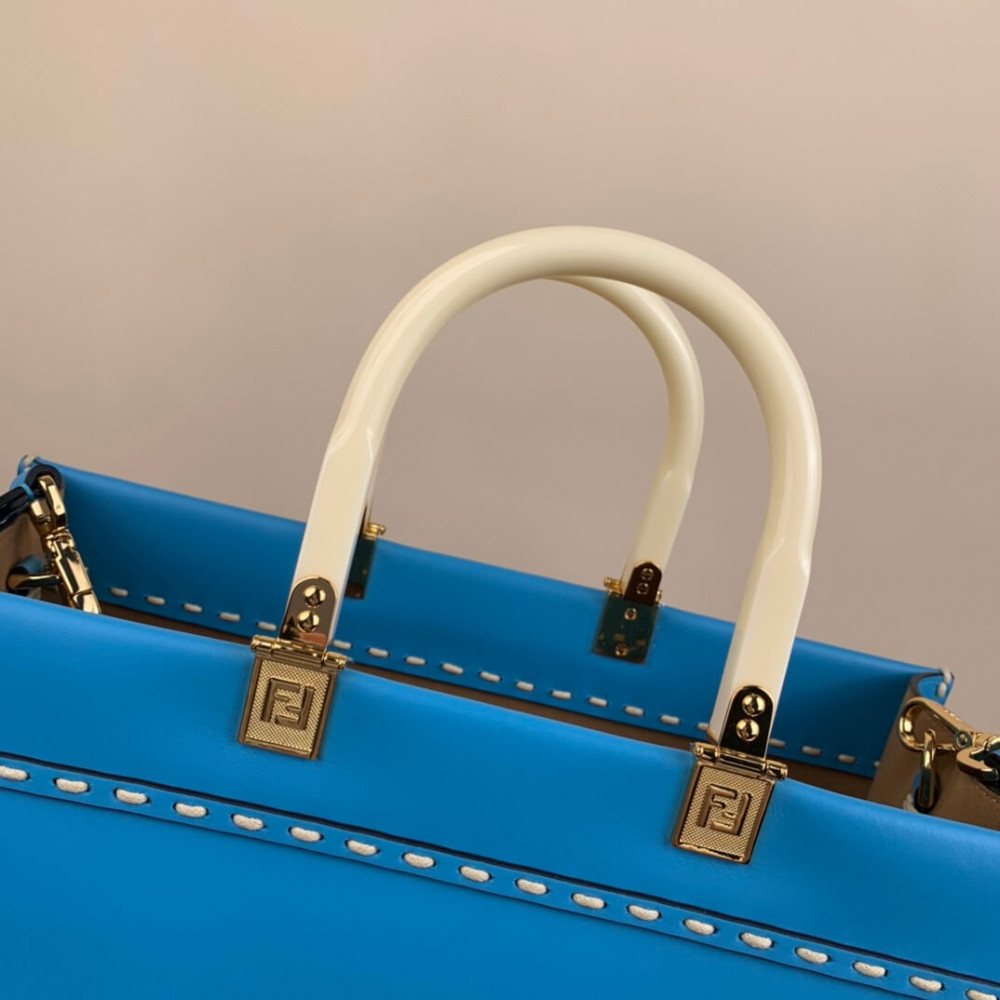 Fendi Medium Sunshine Shopper 8BH386 Blue