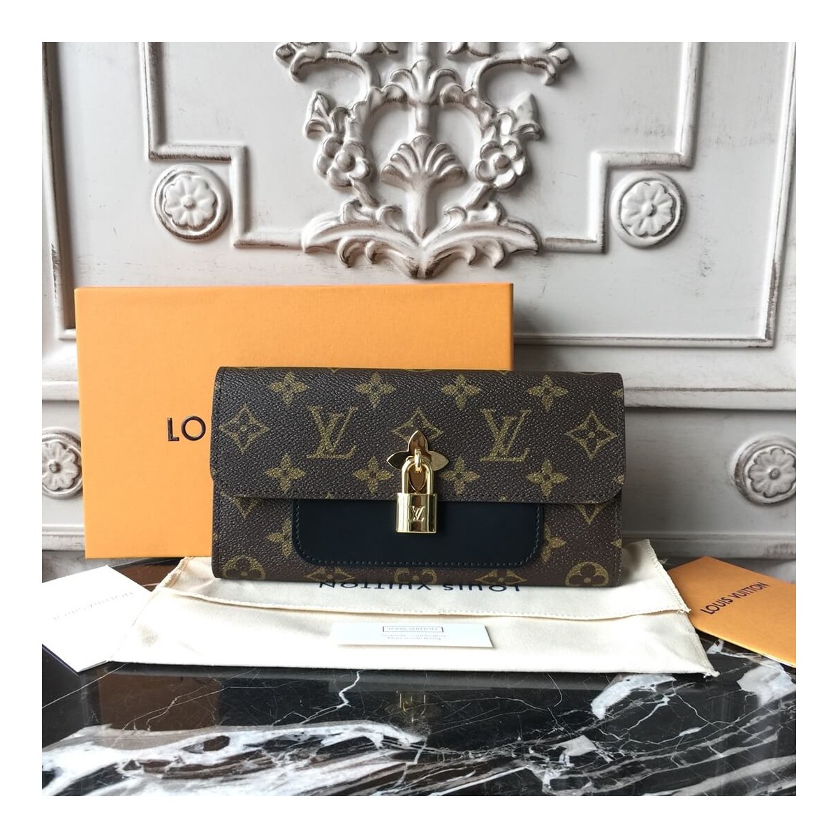 Louis Vuitton Monogram Cavas Flower Wallet M62566