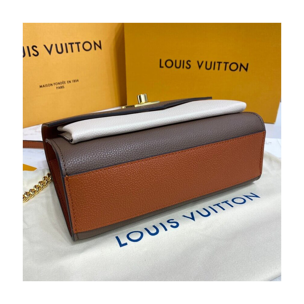 Louis Vuitton MyLockMe Chain Bag M58949 Smokey/Quartz/Caramel