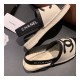 Chanel Slingback Espadrilles G34817 Beige/Black