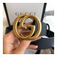 Gucci 40mm Leather Belt With Double G Buckle 400593