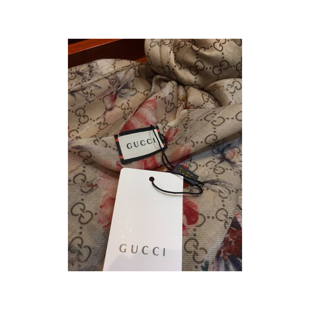 Gucci GG Blooms Print Scarf 499225