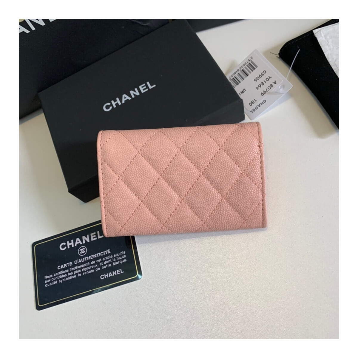 Chanel Caviar Classic Card Holder A80799