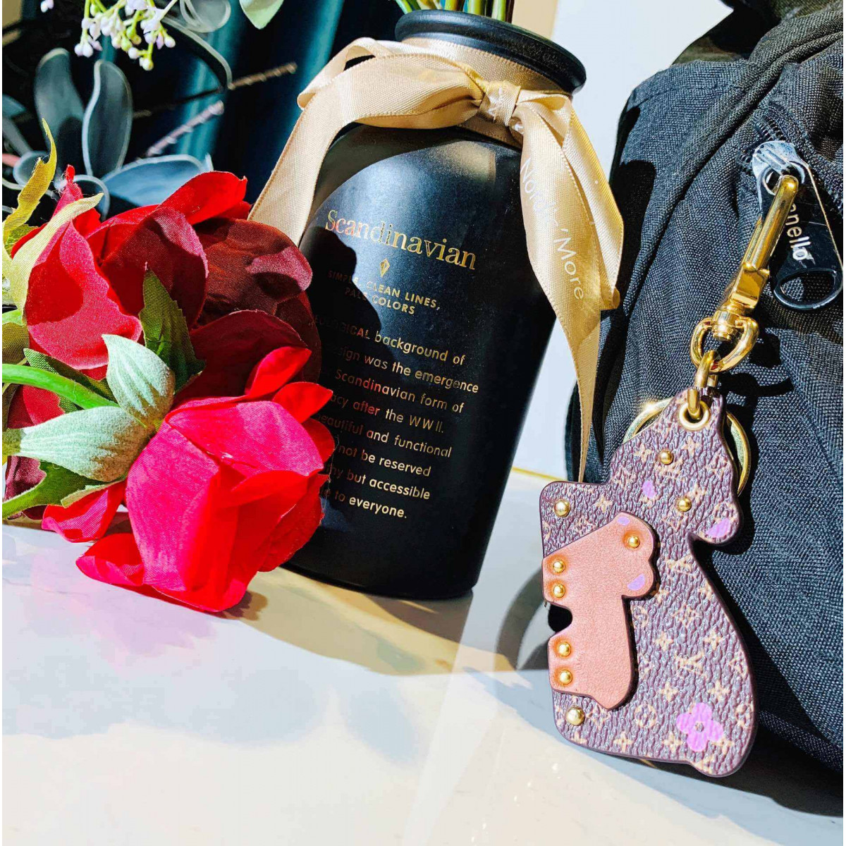 Louis Vuitton Mummy And Baby Bear Bag Charm And Key Holder M69558