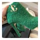 Jimmy Choo Shearling Ankle Bootie with Gold JC Logo 80259