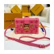 Louis Vuitton Petite Malle Bag M20745 Fluo Pink