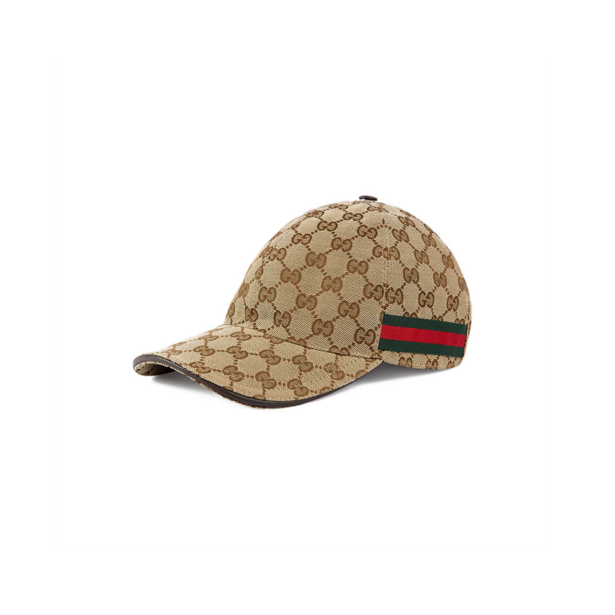 Gucci Original GG Canvas Baseball Hat With Web 200035