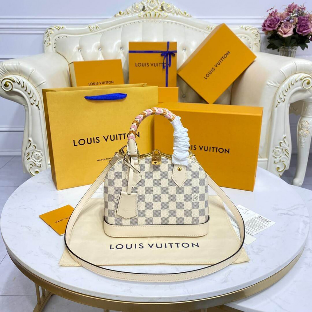 Louis Vuitton Damier Azur Canvas Alma BB Bag N45294