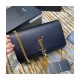 YSL Saint Laurent Kate Medium With Tassel In Grain De Poudre Leather 354119 Black