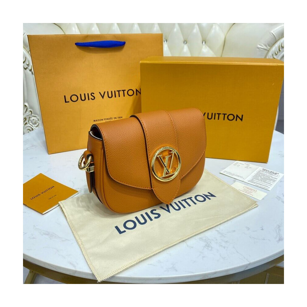 Louis Vuitton LV Pont 9 Soft PM M58729 Golden Siena