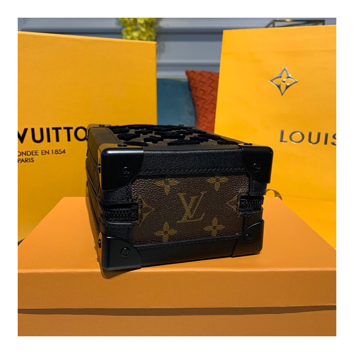 Louis Vuitton Monogram Vertical Soft Trunk M45044 M45079