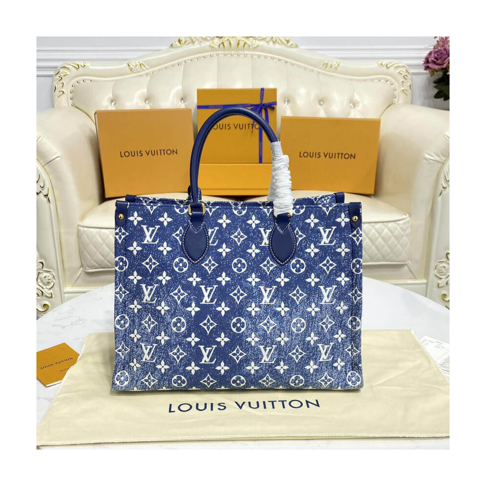 Louis Vuitton Monogram Jacquard Denim OnTheGo MM M59608