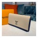 Louis Vuitton Lockme II Wallet M62350 Beige/Blue