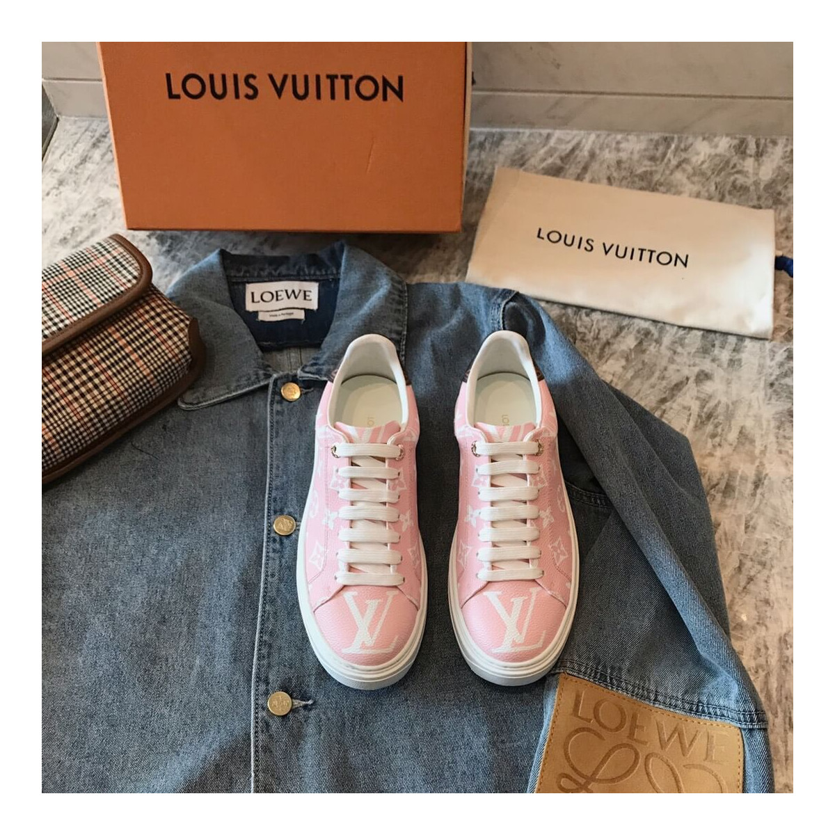 Louis Vuitton Stellar Sneaker 1A5U0X Pink