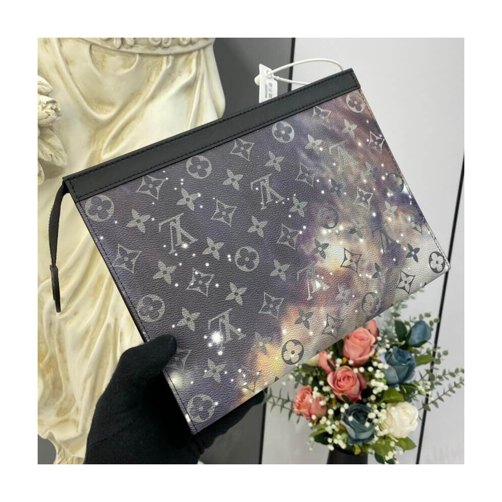 Louis Vuitton Monogram Galaxy Canvas Pochette Voyage M44448