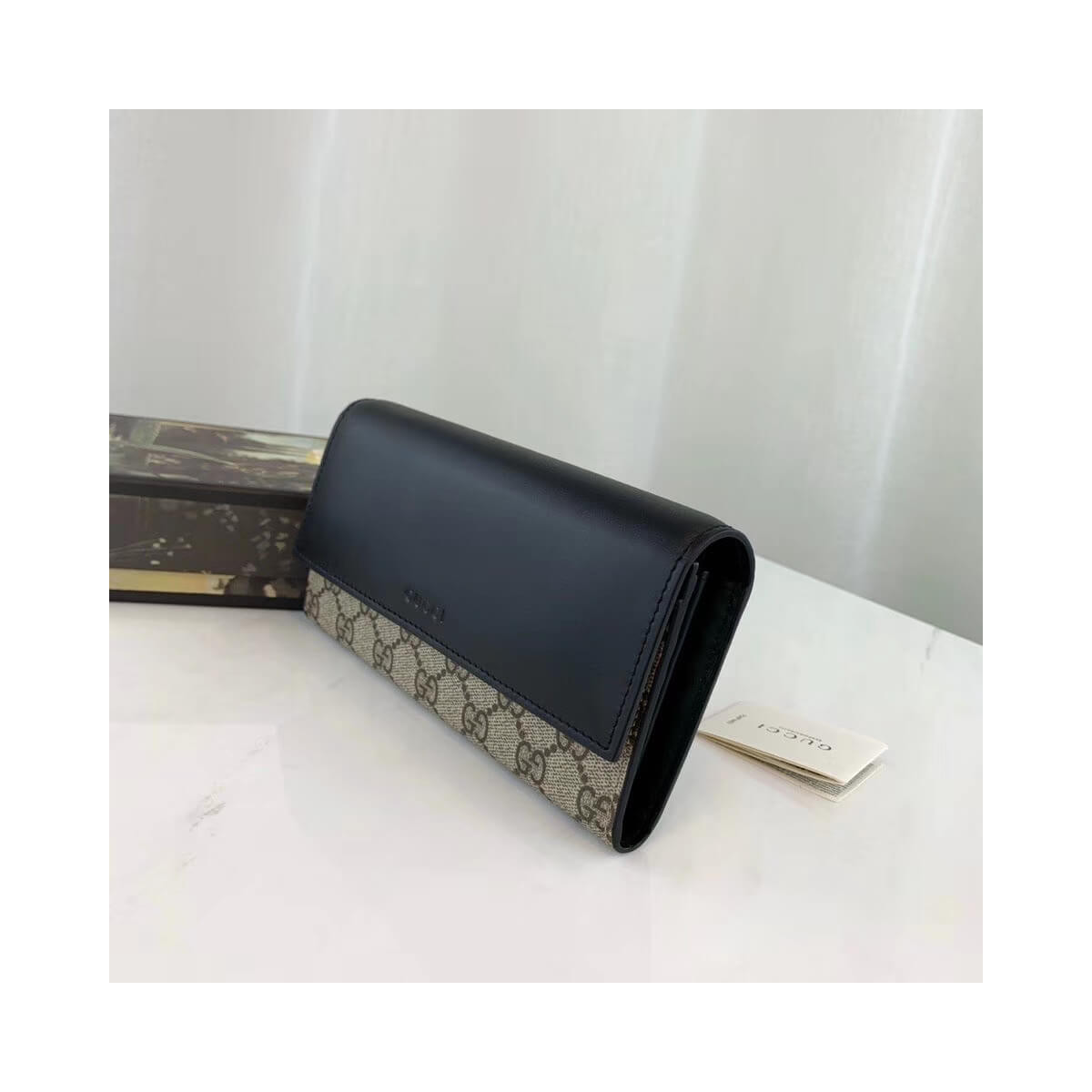 Gucci GG Supreme Continental Wallet 410100