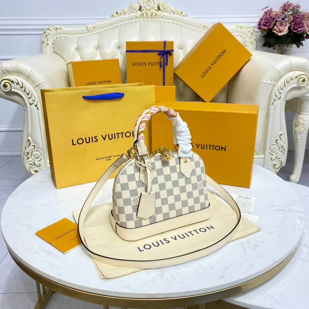 Louis Vuitton Damier Azur Canvas Alma BB Bag N45294