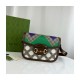 Gucci Horsebit 1955 Shoulder Bag With Geometric Print 602204