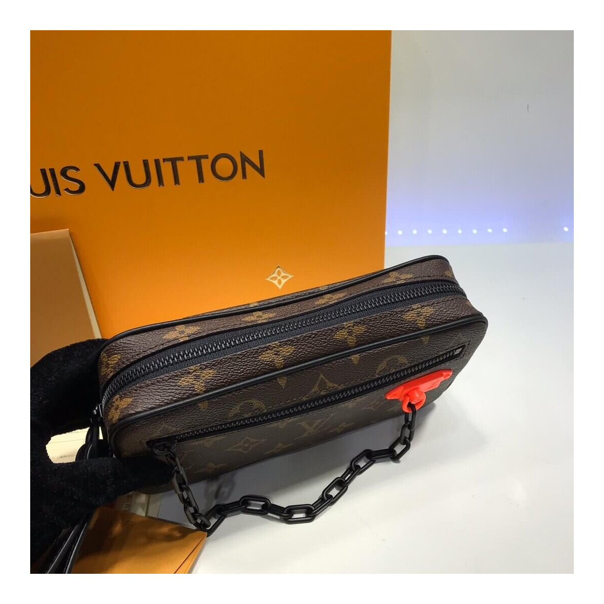 Louis Vuitton Monogram Virgil Abloh Clutch M44458