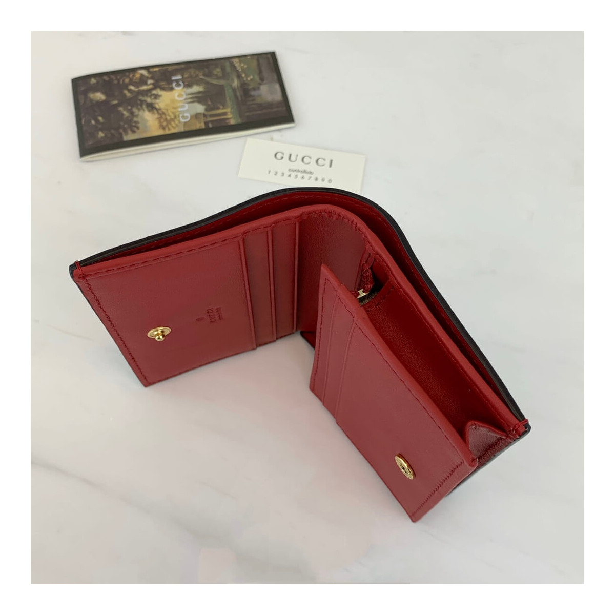 Gucci GG Blooms Card Case Wallet 453176