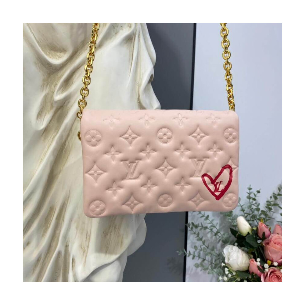 Louis Vuitton Limited Edition Pochette Coussin M80834 Dragee Pink