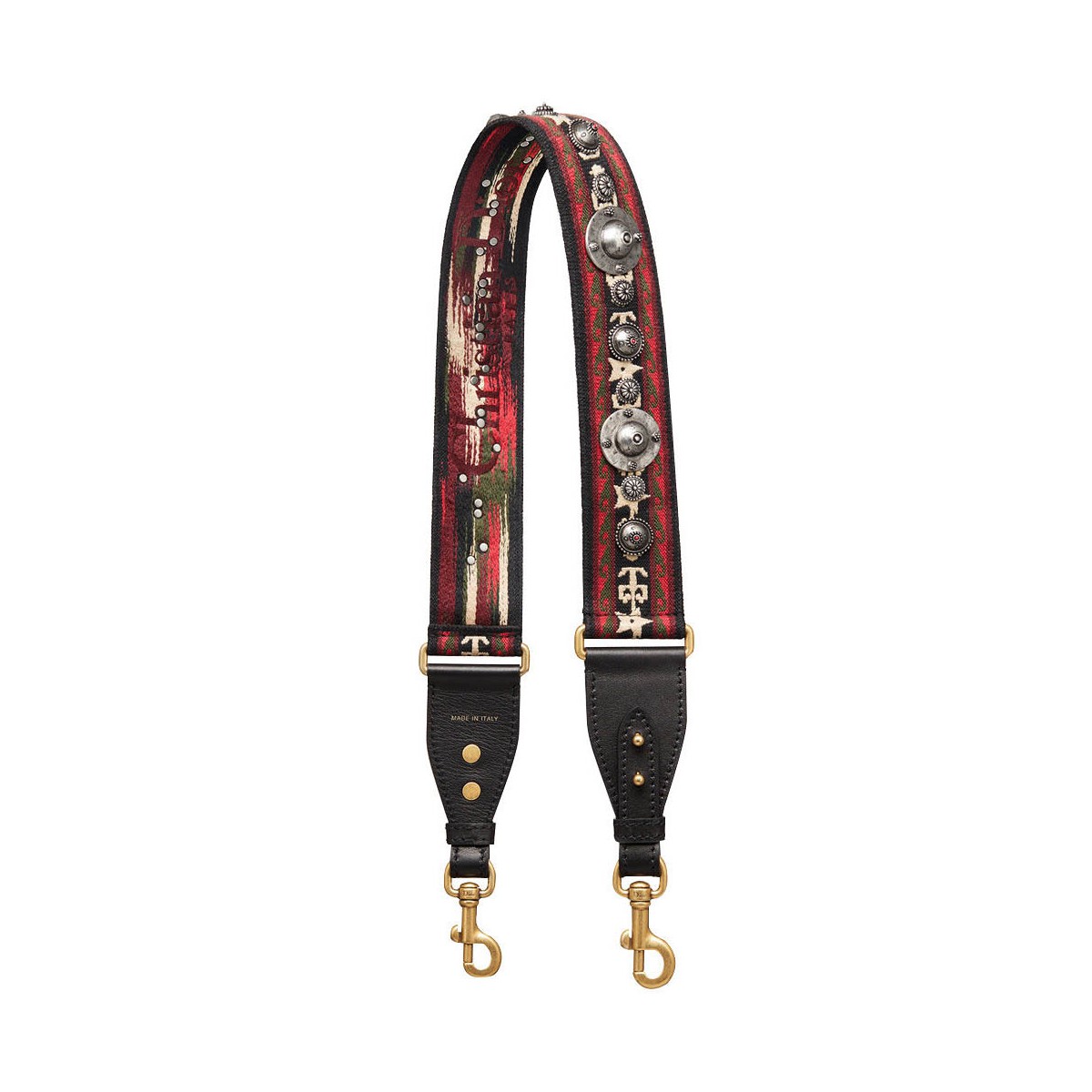 Christian Dior Bohemian-inspired Shoulder Strap In Canvas MW521006 Red