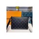 Louis Vuitton Monogram Eclipse Canvas Triangle Messenger M54330