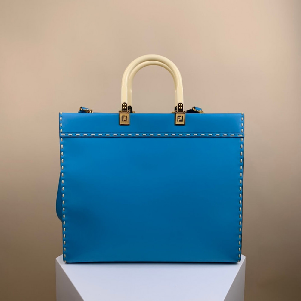 Fendi Medium Sunshine Shopper 8BH386 Blue