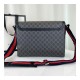 Gucci GG Black Flap Messenger 474138