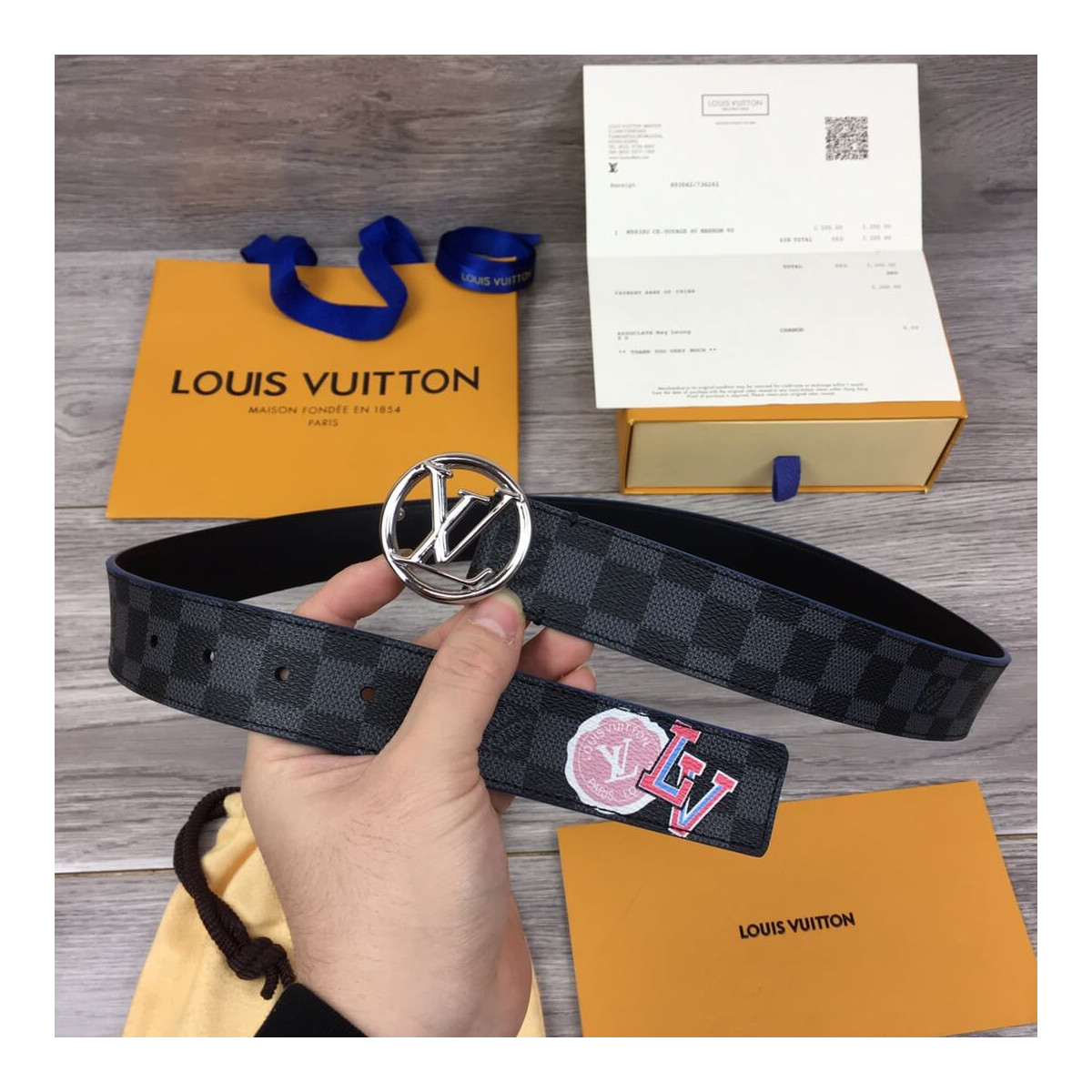 Louis Vuitton Circle 35mm Reversible Belt M9418